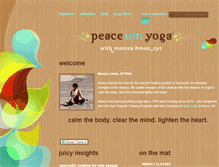Tablet Screenshot of peaceomyoga.com